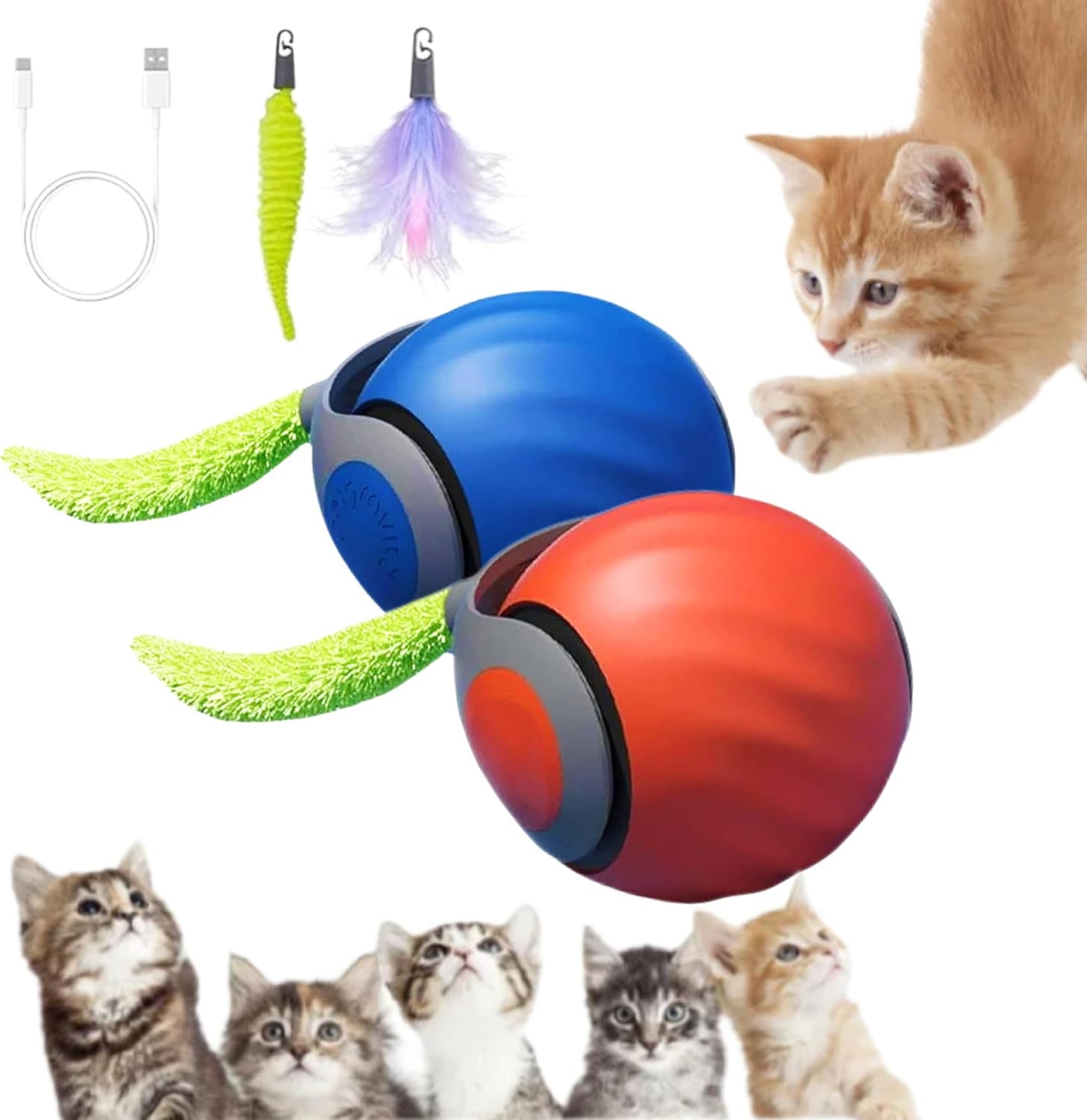 Speedy Cat Play Ball