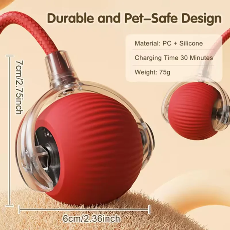 Intelligent automatic pet toy ball