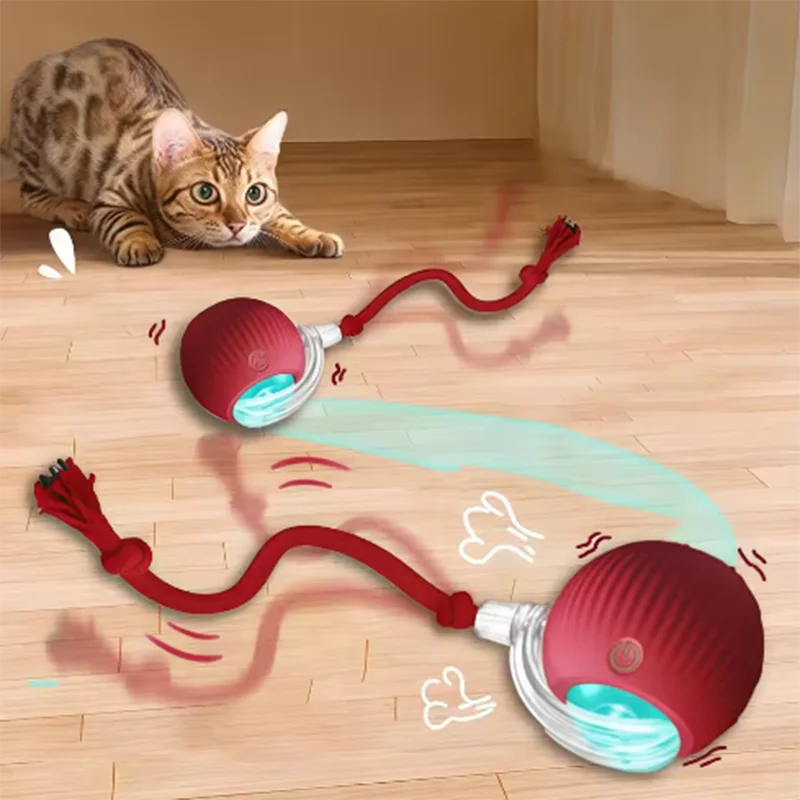 Intelligent automatic pet toy ball