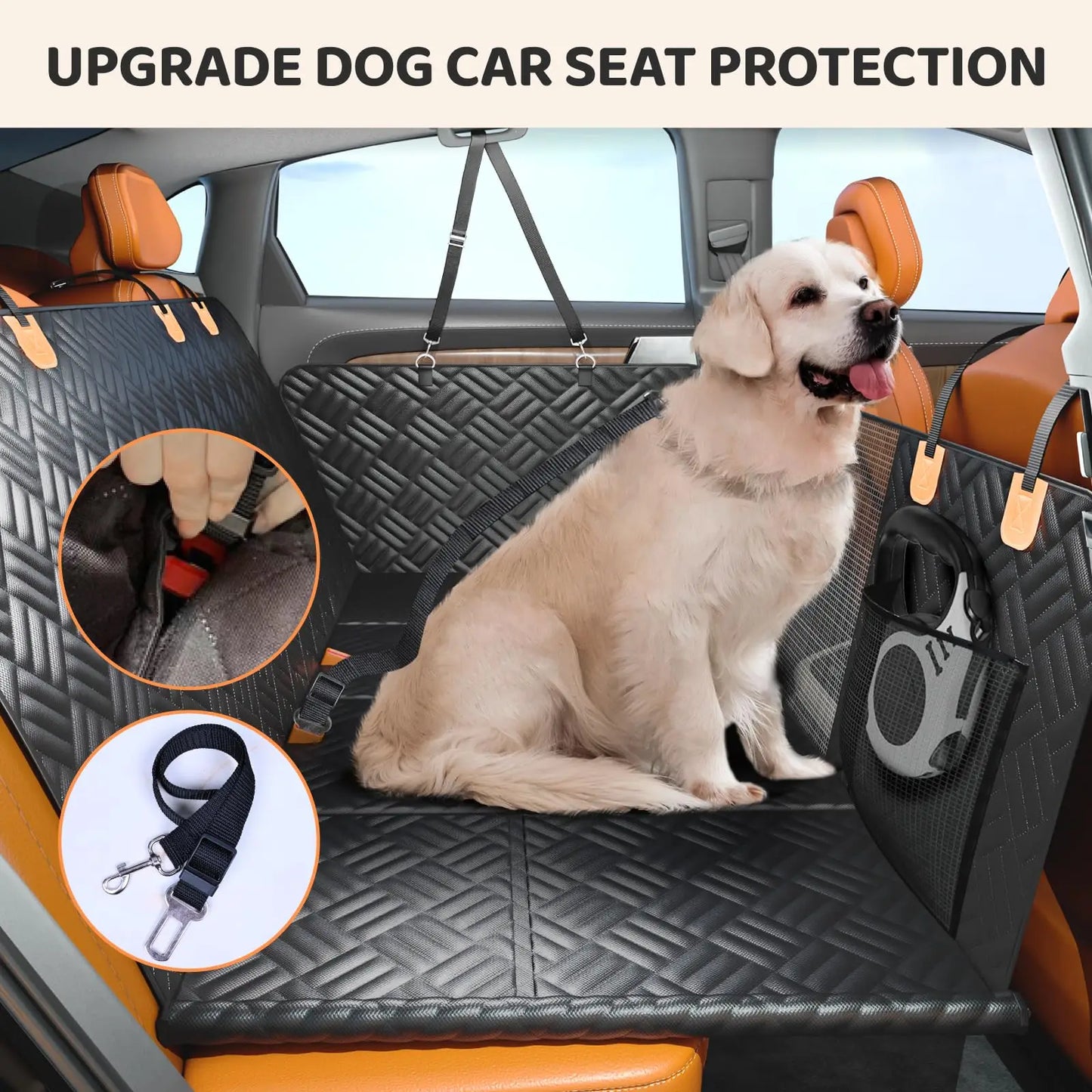 Car Rear Seat Dog Seat Cover