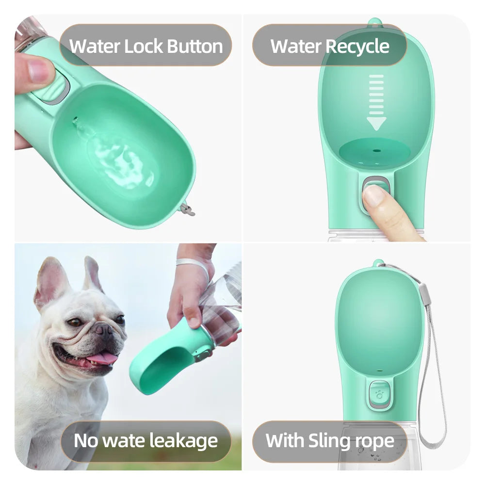 Portable pet Water Bottle