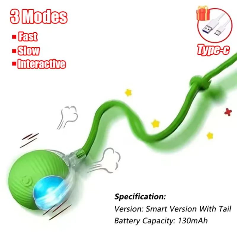Intelligent automatic pet toy ball