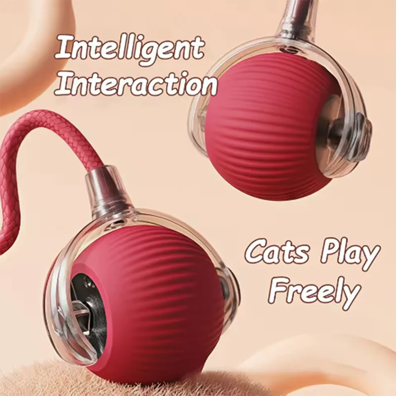 Intelligent automatic pet toy ball